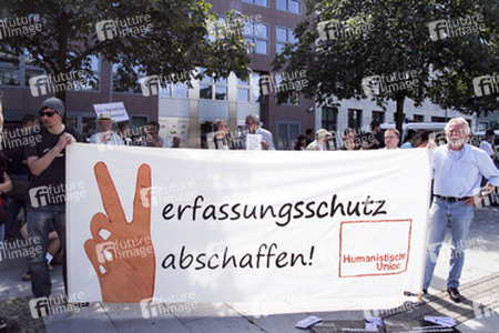Solidaritätsdemo für Netzpolitik.org in Berlin