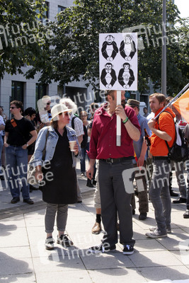 Solidaritätsdemo für Netzpolitik.org in Berlin