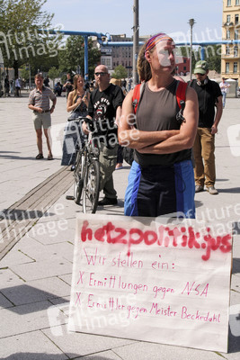 Solidaritätsdemo für Netzpolitik.org in Berlin