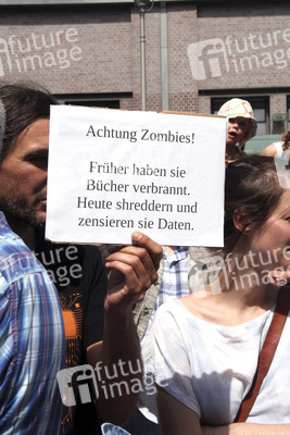 Solidaritätsdemo für Netzpolitik.org in Berlin