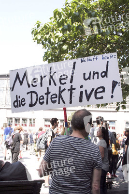 Solidaritätsdemo für Netzpolitik.org in Berlin