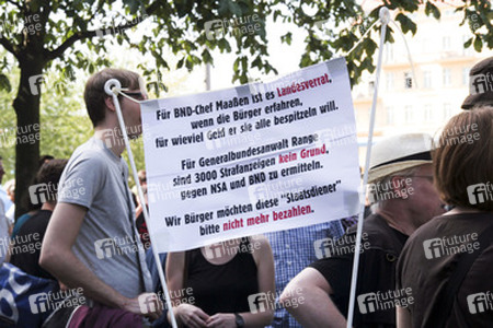 Solidaritätsdemo für Netzpolitik.org in Berlin