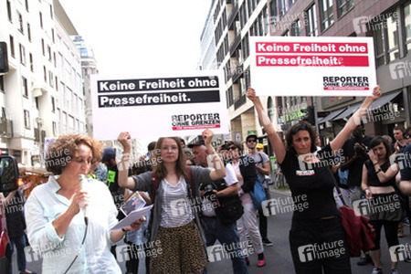 Solidaritätsdemo für Netzpolitik.org in Berlin