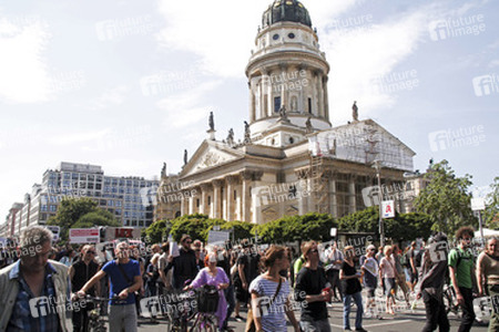 Solidaritätsdemo für Netzpolitik.org in Berlin