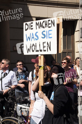 Solidaritätsdemo für Netzpolitik.org in Berlin
