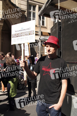 Solidaritätsdemo für Netzpolitik.org in Berlin