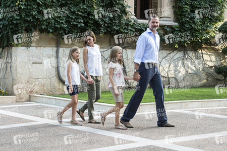 Die spanische Königsfamilie in Palma de Mallorca