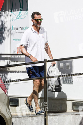 Felipe VI. von Spanien besucht die Aifos Crew in Palma de Mallorca