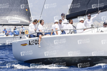 König Felipe VI. beim Segeln in Palma de Mallorca