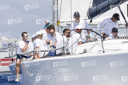 König Felipe VI. beim Segeln in Palma de Mallorca