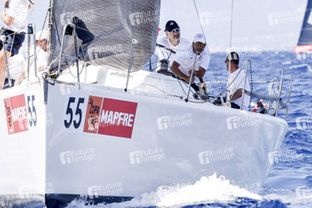 König Felipe VI. beim Segeln in Palma de Mallorca
