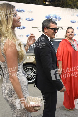Antonio Banderas mit Freundin Nicole Kimpel, Sandra Garcia-Sanjuan