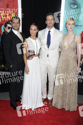 Henry Cavill, Alicia Vikander, Armie Hammer, Elizabeth Debick