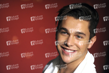 Präsentation der Austin Mahone Wachsfigur in New York