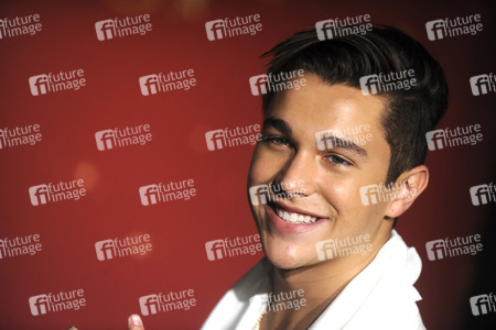 Präsentation der Austin Mahone Wachsfigur in New York