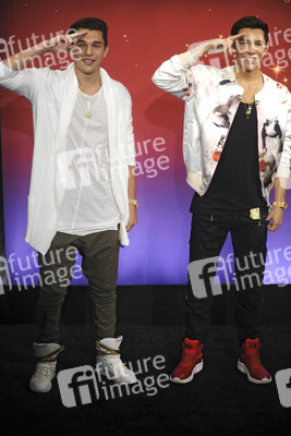 Präsentation der Austin Mahone Wachsfigur in New York