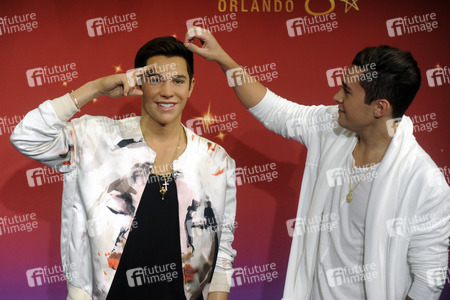 Präsentation der Austin Mahone Wachsfigur in New York