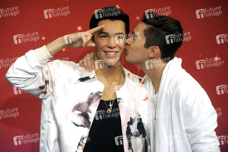 Präsentation der Austin Mahone Wachsfigur in New York