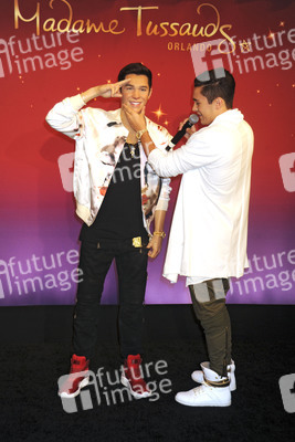 Präsentation der Austin Mahone Wachsfigur in New York