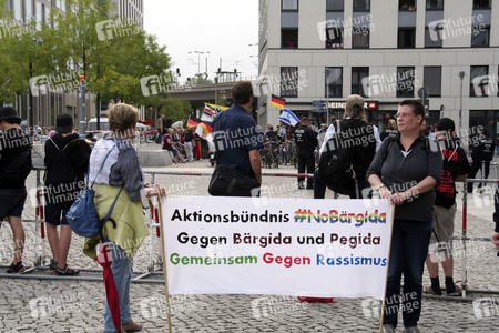 No Bärgida Demo in Berlin