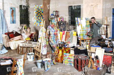 WORKING ART: Künstler / Artist Bodypainting