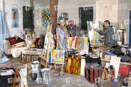 WORKING ART: Künstler / Artist Bodypainting