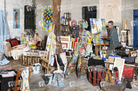 WORKING ART: Künstler / Artist Bodypainting