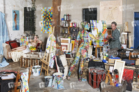 WORKING ART: Künstler / Artist Bodypainting