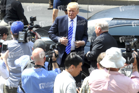 Donald Trump am Manhattan Supreme Court in New York