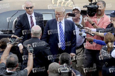 Donald Trump am Manhattan Supreme Court in New York