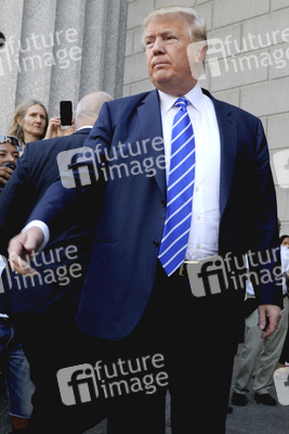 Donald Trump am Manhattan Supreme Court in New York