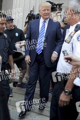 Donald Trump am Manhattan Supreme Court in New York