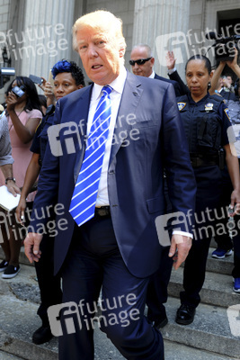 Donald Trump am Manhattan Supreme Court in New York