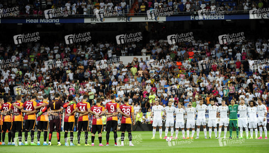Fußballspiel Real Madrid gegen Galatasaray Istanbul in Madrid