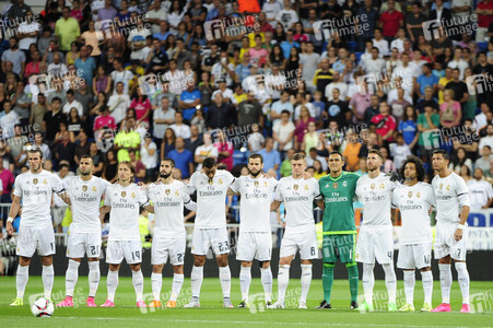 Fußballspiel Real Madrid gegen Galatasaray Istanbul in Madrid