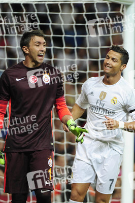 Fußballspiel Real Madrid gegen Galatasaray Istanbul in Madrid