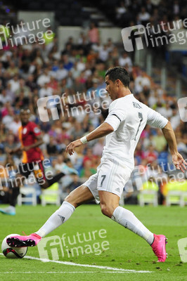Fußballspiel Real Madrid gegen Galatasaray Istanbul in Madrid