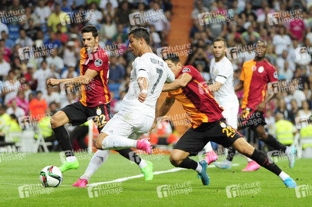 Fußballspiel Real Madrid gegen Galatasaray Istanbul in Madrid