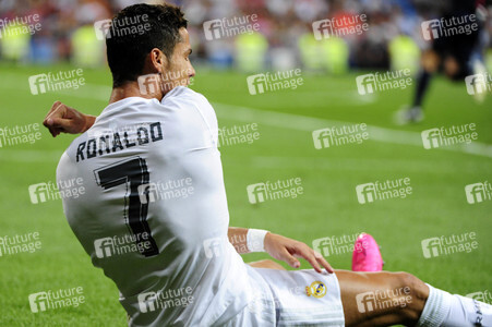 Fußballspiel Real Madrid gegen Galatasaray Istanbul in Madrid