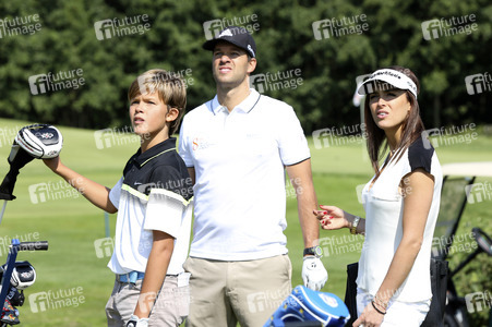Michael Ballack mit Freundin Natacha Tannous und Sohn Emilio