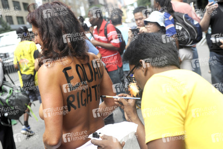 GoTopless Pride Parade in New York