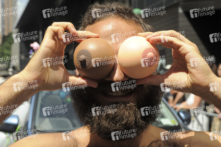 GoTopless Pride Parade in New York
