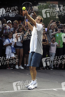 Nike Street Tennis Event in New York