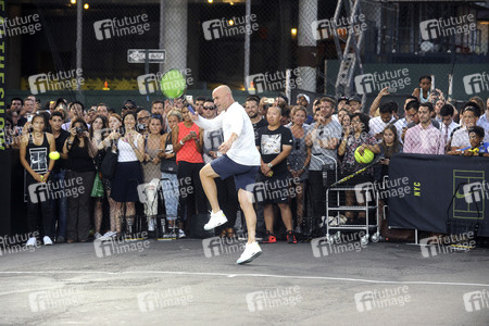 Nike Street Tennis Event in New York