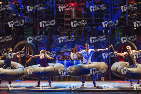 Fotoprobe zur Show 'Stomp' in Köln