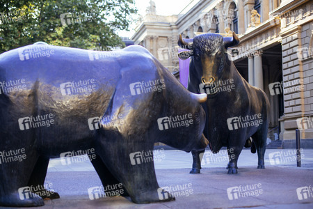 Bär und Bulle an der Börse Frankfurt