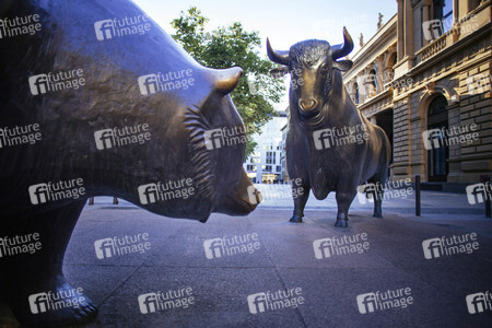 Bär und Bulle an der Börse Frankfurt