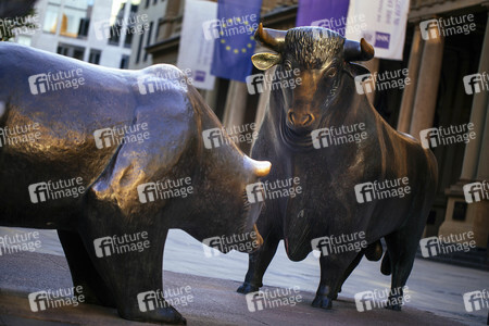 Bär und Bulle an der Börse Frankfurt