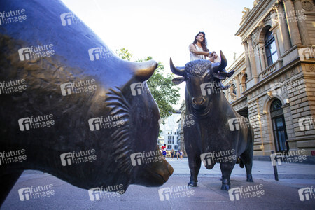 Bär und Bulle an der Börse Frankfurt