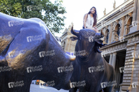 Bär und Bulle an der Börse Frankfurt